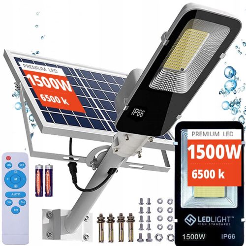  LED street light 1500 W 150000 lm solar powered