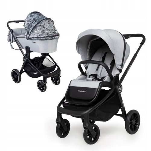  Muuvo Quick 2023 Rocky Grey 2in1 Kinderwagen