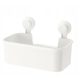 Cups and containers for the bathroom IKEA TISKEN basket shelf with suction cups