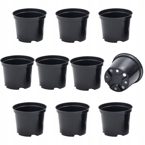  RIM Kowalczyk flowerpot 28 cm x 28 x 22 cm diameter 28 cm plastic black