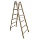 Unimet ladder 1.63 m wood 1 x 5 to 150 kg