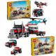  LEGO Creator 31146 Flatbed Truck and Helicopter + Card Christmas, Grandmother's Day, Grandfather's Day, Women's Day, Mother's Day, New Year, Birthday, 15 x 12 cm