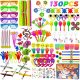 Cool, funny gadgets GIFTS FOR CHILDREN'S BIRTHDAY LARGE SET 120 PIECE