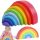  Wooden Puzzle Sorter Rainbow Montessori Blocks TOOKY TOY For Children