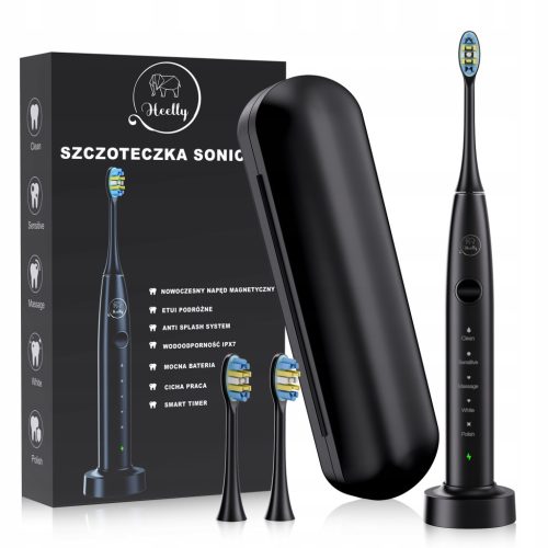  SONIC ELECTRIC TOOTHBRUSH HEELLY NEW DRIVE STRONG IPX CASE