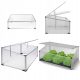  Cover 100 cm, white, transparent plastic