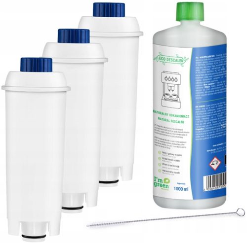  3 filtres à eau pour machine à café DELONGHI DINAMICA détartrant pour DELONGHI 1000 ml