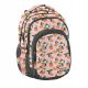 BeUniq Orange Youth School Backpack for Girls with Multi Compartments