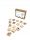  Wooden onomatopoeic toy - Learning to speak: farm animals