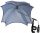  UMBRELLA with sturdy metal handle + cup holder made of melange fabric PL