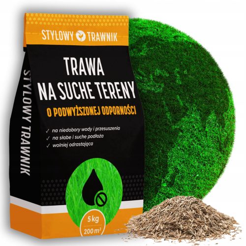 Grass for dry areas Stylowy Trawnik 200 m² 5 kg