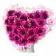  Heart wreath composition Ikebana grave decoration