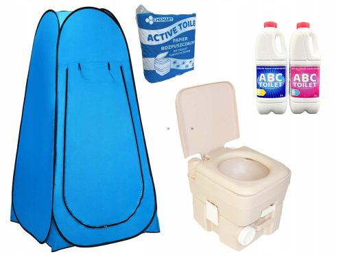 TOILET 35L PORTABLE TOURIST TOILET SEAT SEAT COVER + 4 more products