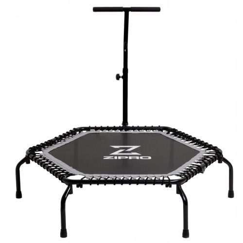  Fitness Jumping Trampoline with Adjustable Handle 4.5FT 130cm Zipro