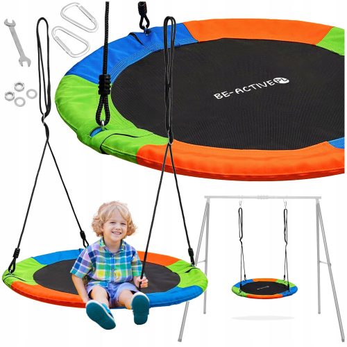 Stork's Nest, Large, Durable, Hanging Garden Swing for Children, 100 cm