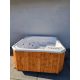 garden whirlpool, bathtub, spa, electricity, stove