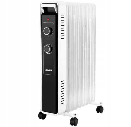 DMS 2500 W oil radiator white, black