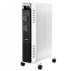 DMS 2500 W oil radiator white, black