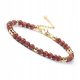  Bracelet Stone Jasper Red 4mm