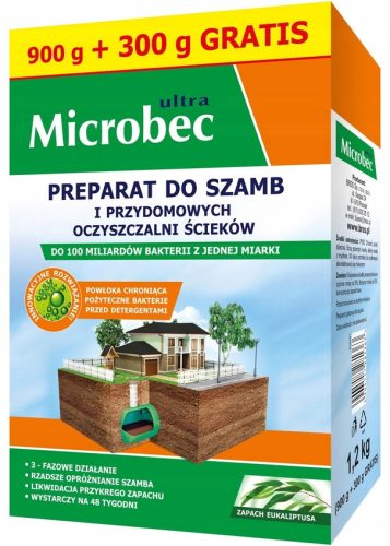  Microbec powder for septic tanks, 1.2 kg