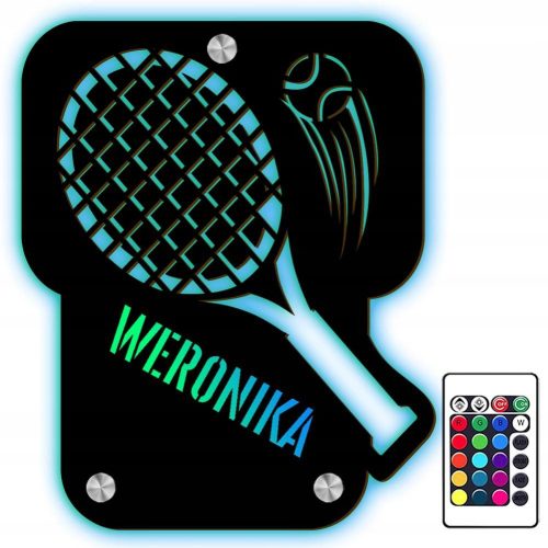 Cool Funny Gadgets LED NIGHT LAMP Tennis T-Shirt Gift for CHILD BOY GIRL