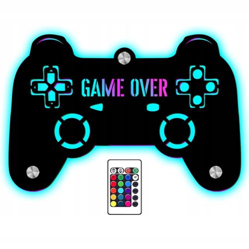 Cool, funny gadgets LED NIGHT LAMP Gamepad Pad Remote Control for Gamer, Gift for CHILD BOY 3D