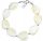  Mother of Pearl Beautiful Bracelet Leaves Silver