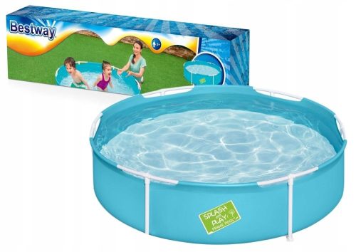 Bestway Rundrahmenpool blau 152 x 152 x 38 cm 580 l