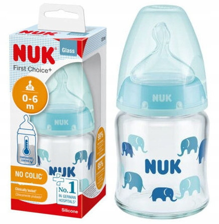  NUK 747114 biberon 120 ml avec tétine en silicone