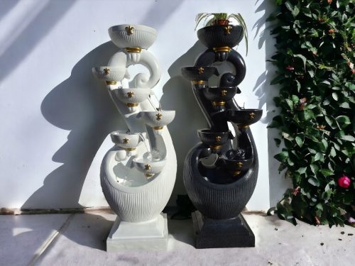  GARDEN FOUNTAIN “NEL” Height 133 cm! Training LED! TERRACE - GARDEN - PATIO!