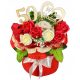  Large towel bouquet BIRTHDAY GIFT Towel with scented soap and roses