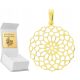  GOLD PENDANT OPENWORK CIRCLE 585 GIFT