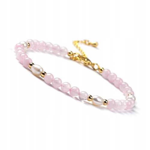  Freshwater Pearl Rose Quartz Bracelet