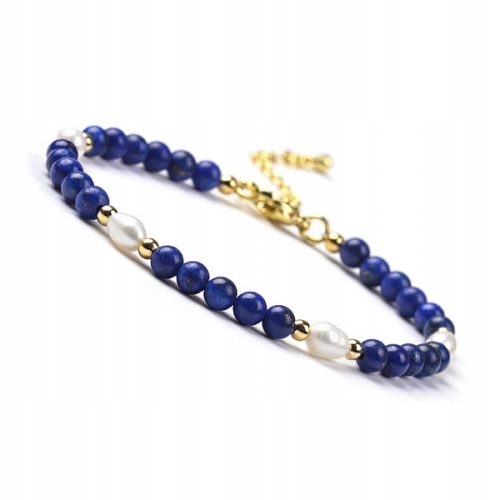  Freshwater Pearl Lapis Lazuli Bracelet