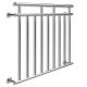 French balcony railing made of stainless steel, 90 x 100 cm, railing