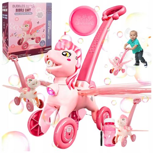 PONY BUBBLE MACHINE PUSHER WALKER BUBBLE GENERATOR MUSIKPROJEKTOR