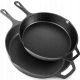 Frying pans Traditional Garden Party Frying Pan 26 cm Cast Iron + Traditional Garden Party Frying Pan 31 cm Cast Iron