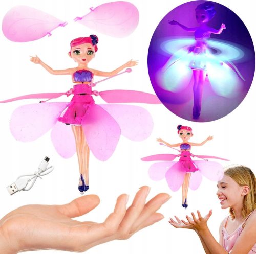  LED hand-controlled flying magic fairy doll