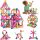  MAGNETIC CONSTRUCTION EDUCATIONAL BLOCKS, LARGE SET 64 BASE ELEMENTS