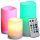 Candles LED paraffin candle Verk Group 3 pcs.