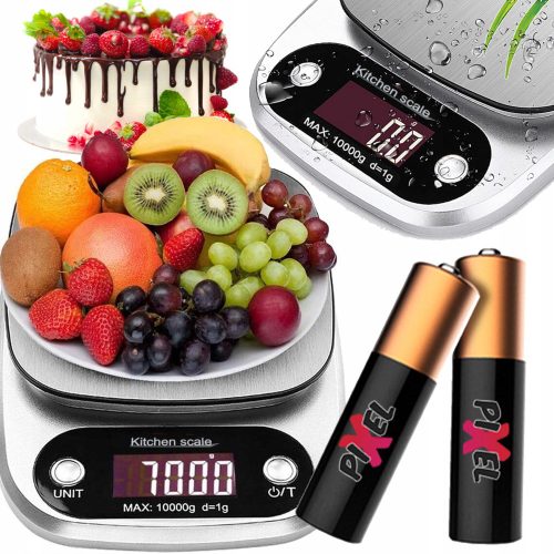  PIXEL kitchen scale WEIGHT_10kg. black 10 kg