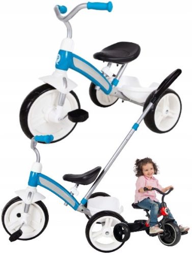  FIRST BIKE ELITE+ BLUE three-wheeled bike for children aged 2, 3, 4 years