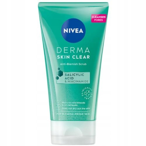  Nivea Derma Skin Clear 150 ml anti-imperfection peeling