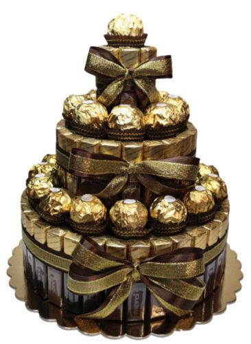  Cake Nibytorcik with Merci and Ferrero sweets 1410 g