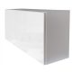 Hanging bathroom cabinet, 60° gloss, lid with click closure