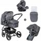  Hauck Pacific 4 gray 3in1 stroller