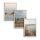 Images au mur 50 x 70 cm ensemble de trois tableaux et affiches dans un cadre en bois « Boho Bridge to the Beach ».