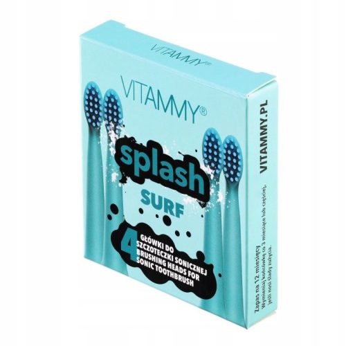  VITAMMY Splash Surf brush head (4 pieces)