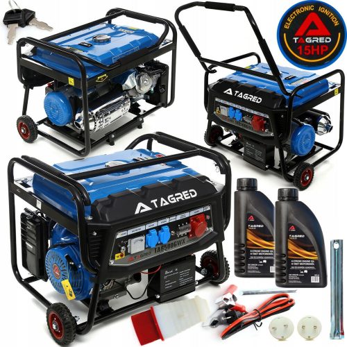 Portable Three Phase 6500W Gasoline Generator with Tag Marking