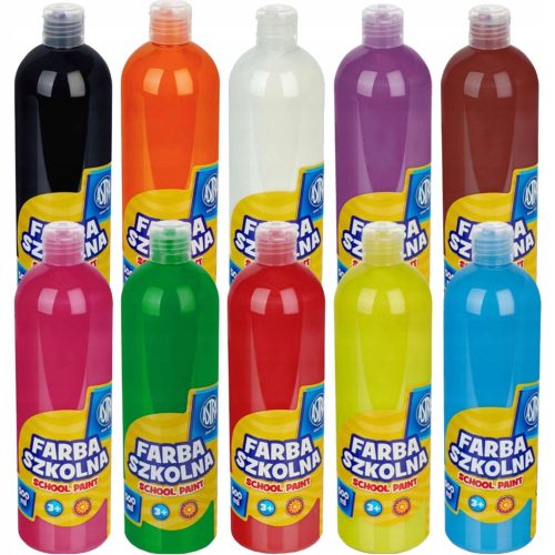  ASTRA POSTER COLORS 500 ml SET WITH 10 COLORS